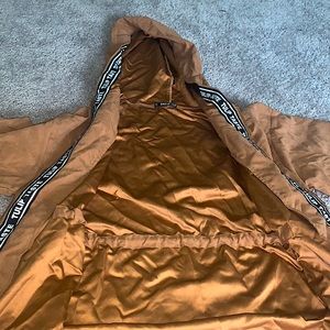 Brown Tulip Taste Fall Jacket by SHEIN